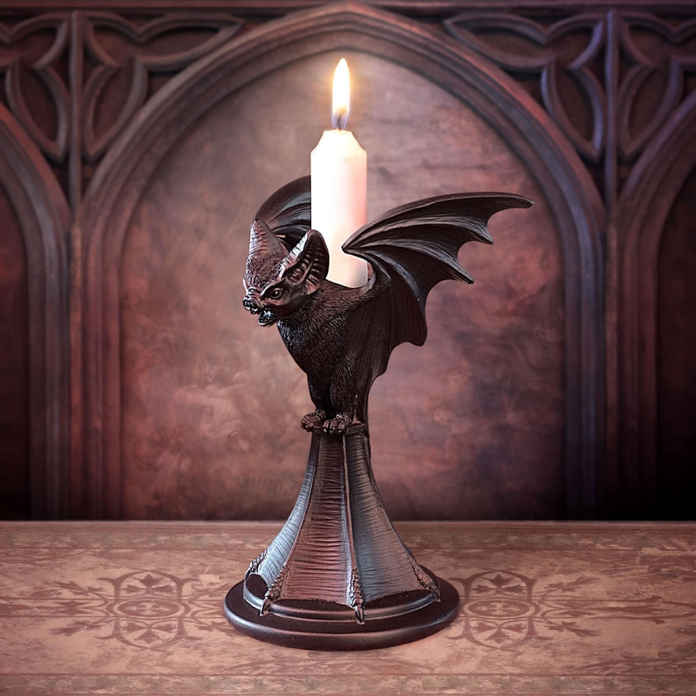 Alchemy Gothic Vespertilio Bat Candle Holder V114
