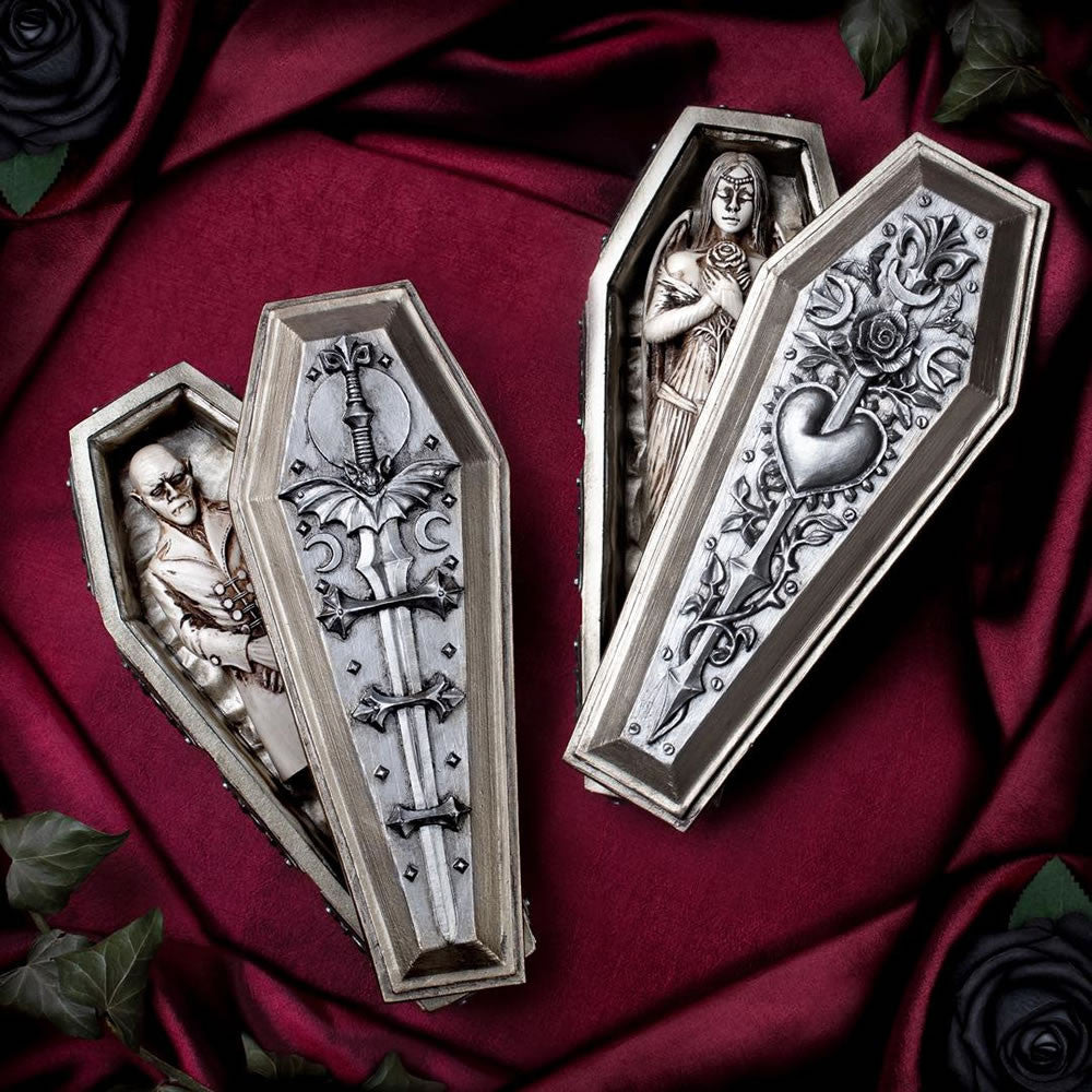 Alchemy Gothic Nosferatu's Rest Casket + Figure V117