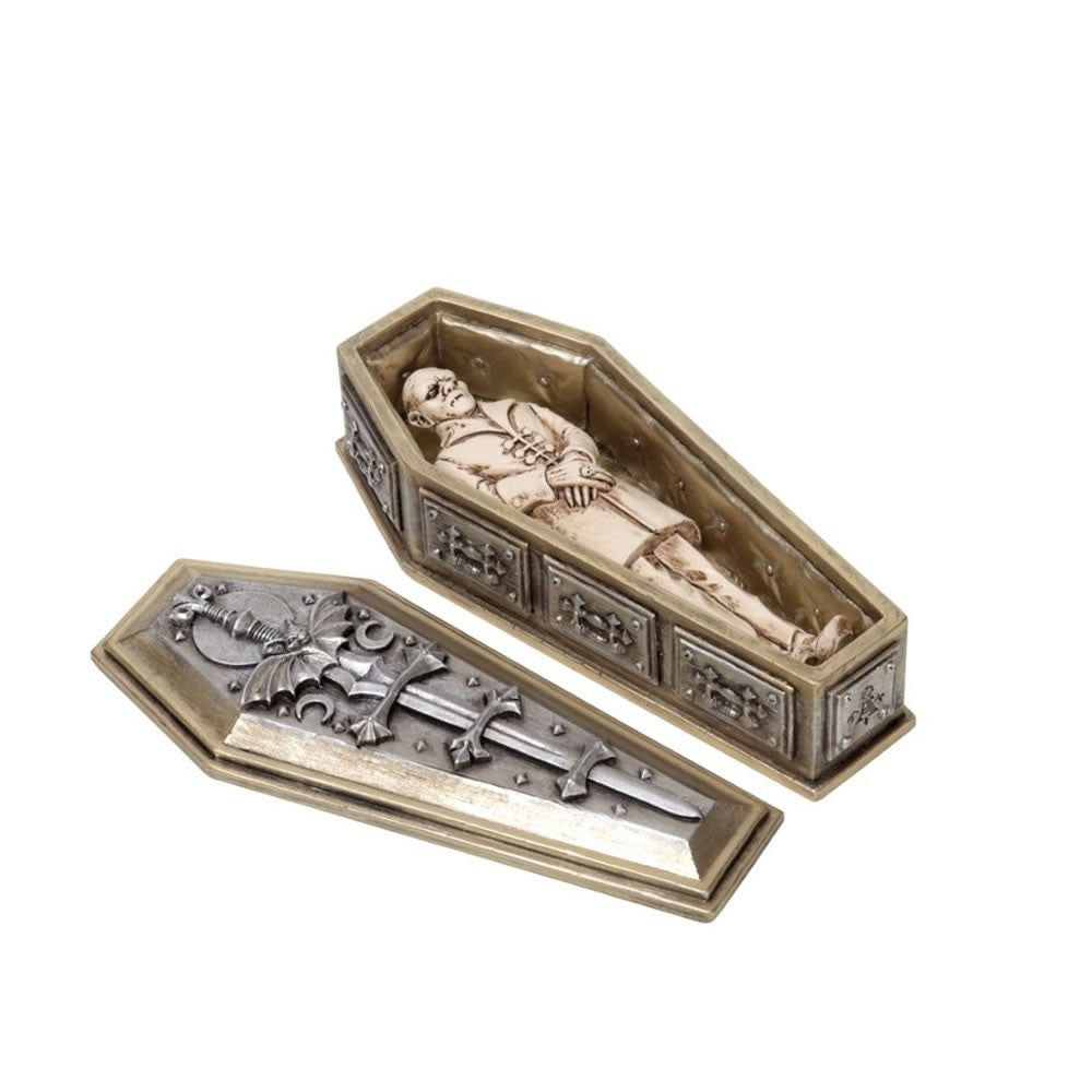 Alchemy Gothic Nosferatu's Rest Casket + Figure V117