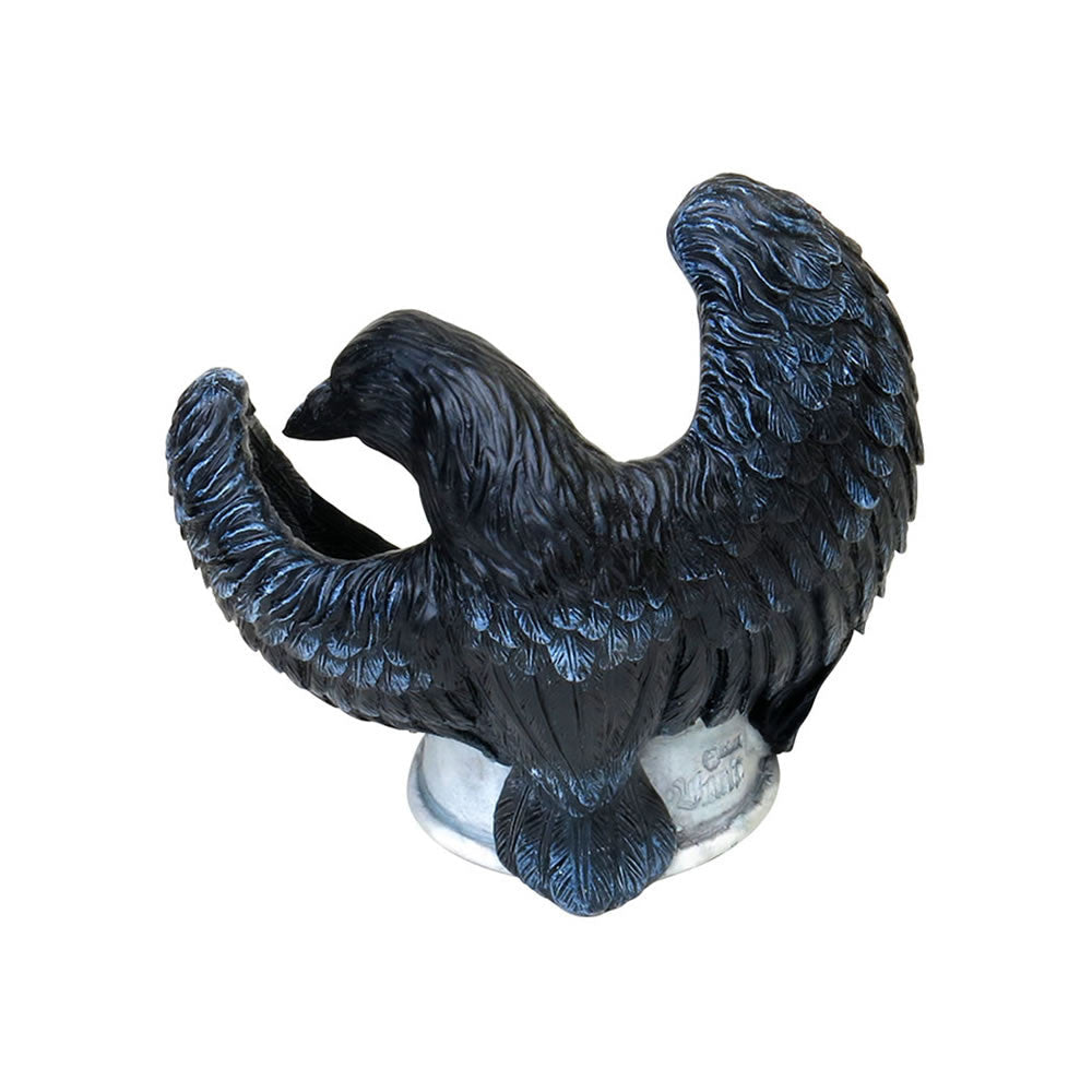 Alchemy Gothic Raven's Ward Tea Light Candle Holder V28