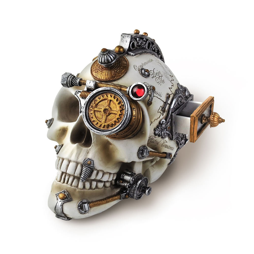Alchemy Gothic Erasmus Darwin's Steam-Cerebrum Skull V4