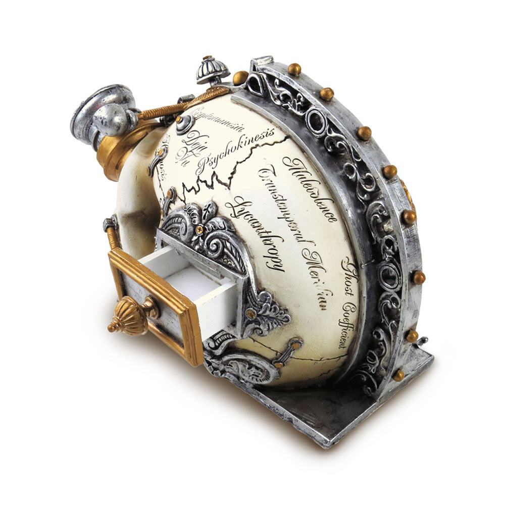 Alchemy Gothic Erasmus Darwin's Steam-Cerebrum Skull V4