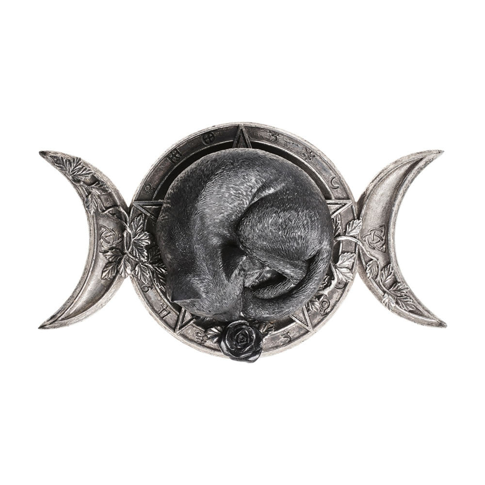 Triple Moon Black Cat Ornament