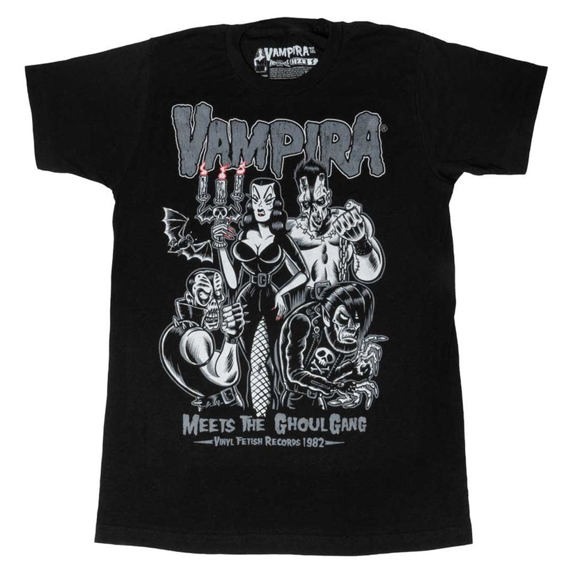 Kreepsville Vampira Meets Ghoul Gang Tee