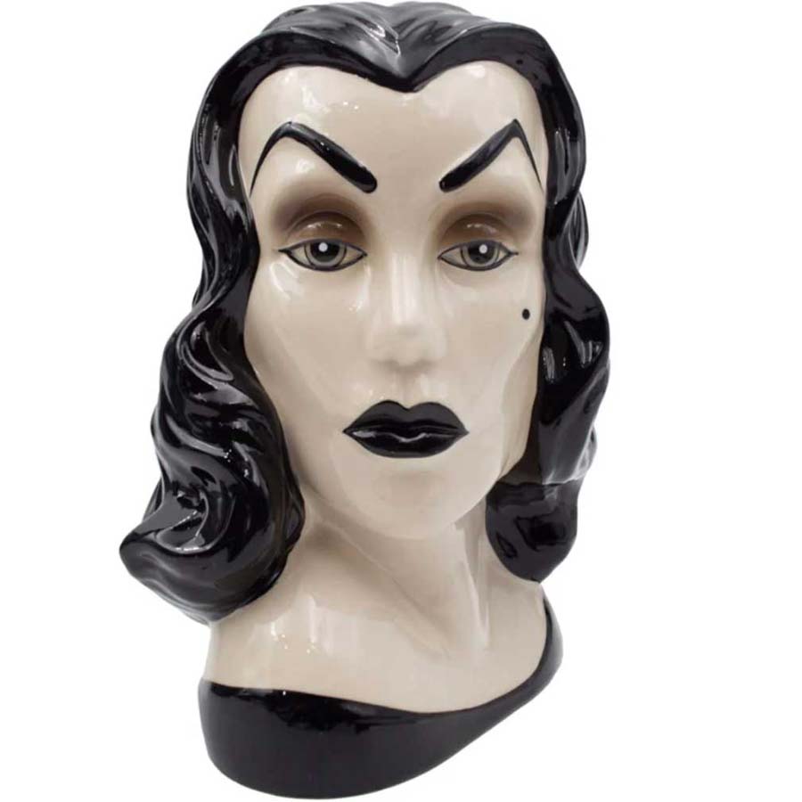 Kreepsville 666 Vampira Portrait Ceramic Flower Vase