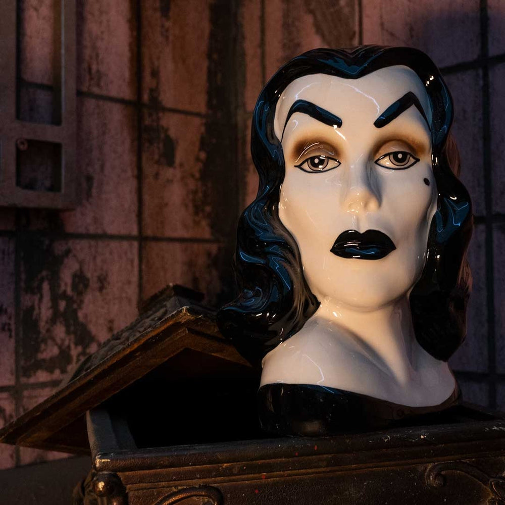 Kreepsville 666 Vampira Portrait Ceramic Flower Vase