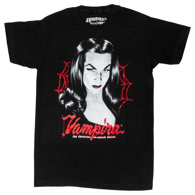 Kreepsville Vampira Red Web Tee