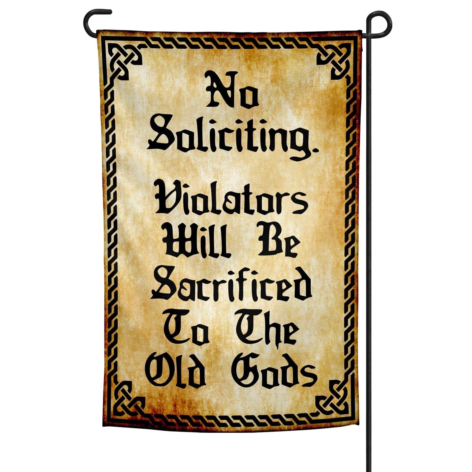 Original Underground Violators Will Be Sacrificed Garden Flag