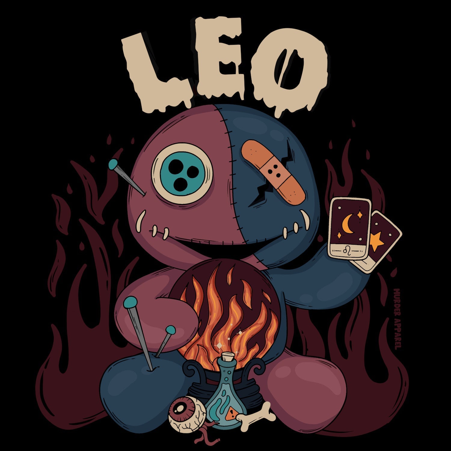 Murder Apparel Leo Voodoo Doll T-shirt
