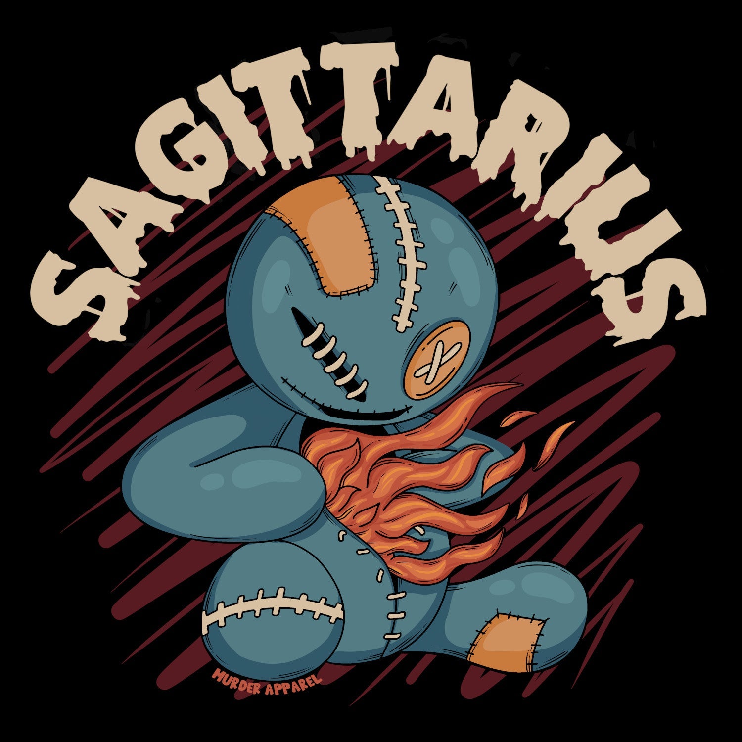 Murder Apparel Sagittarius Voodoo Doll T-shirt