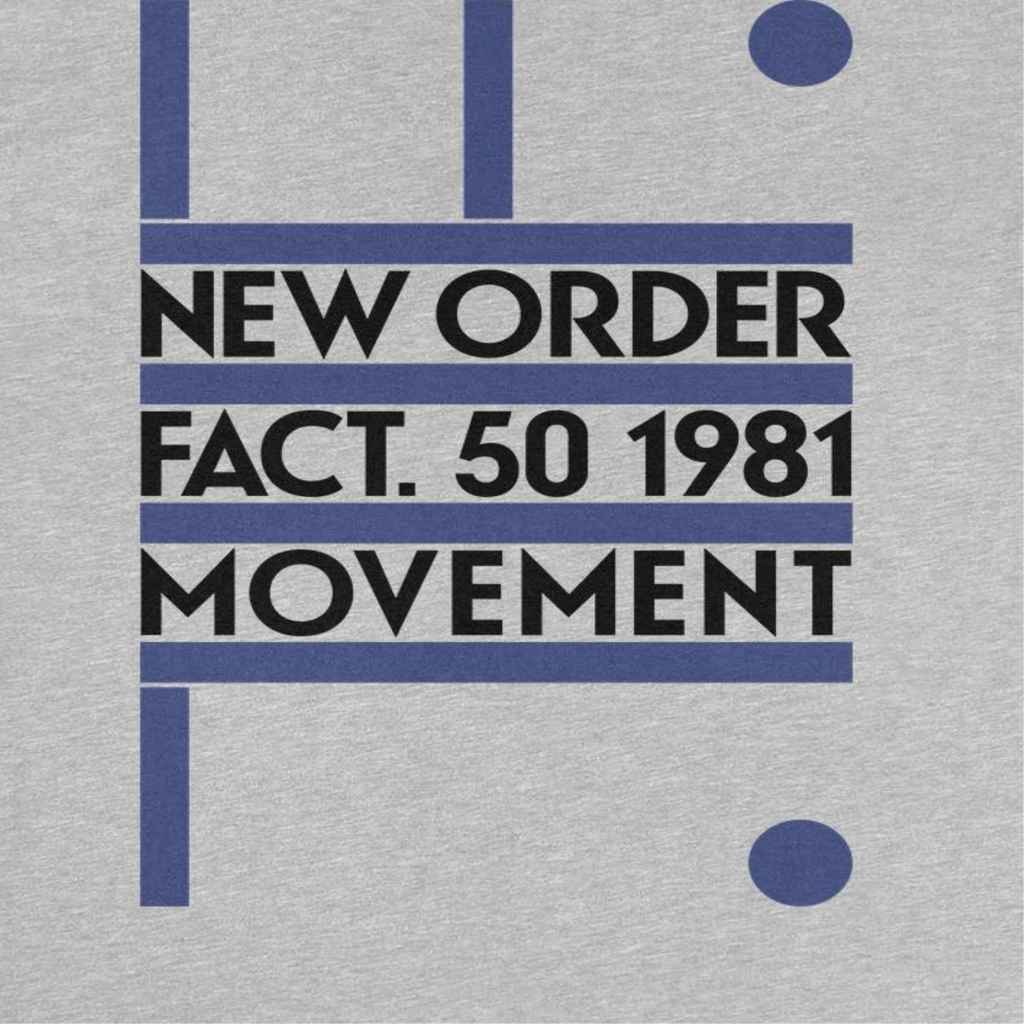 New Order Band Fact Movement T-Shirt