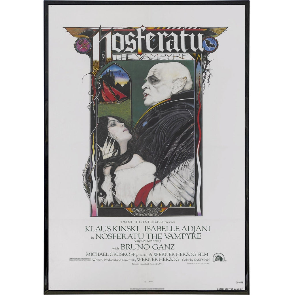 Werner Herzog's Nosferatu Horror Film Movie Poster Print