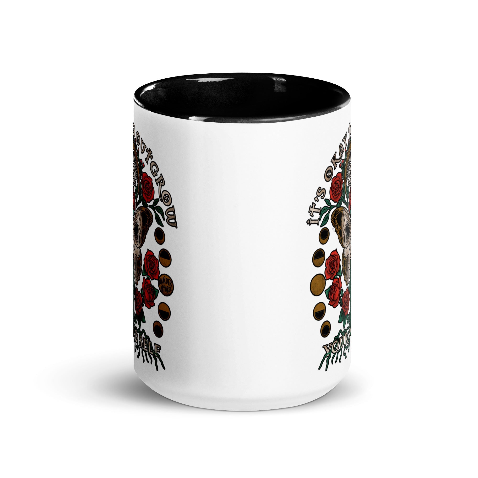 Murder Apparel It's Okay to Outgrow Your Old Self Mug