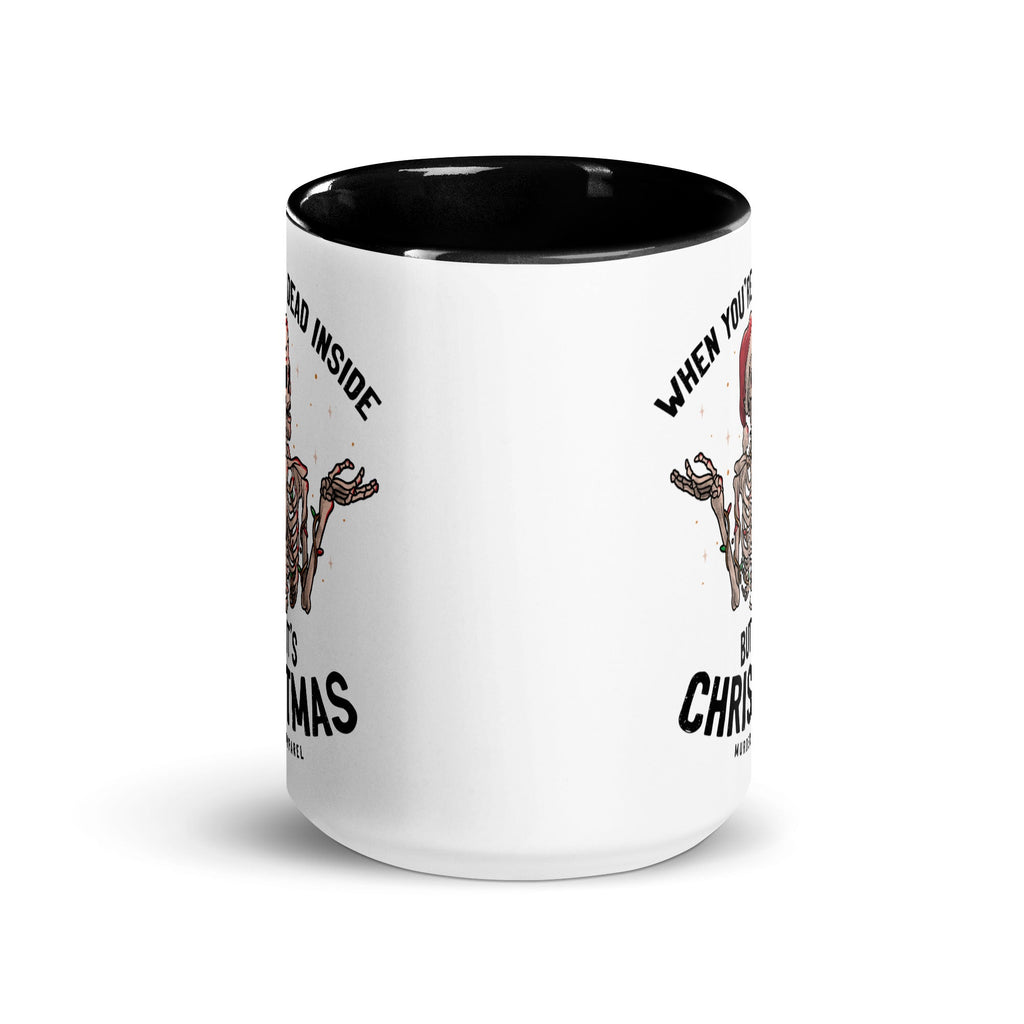 Murder Apparel Dead Inside Christmas Mug