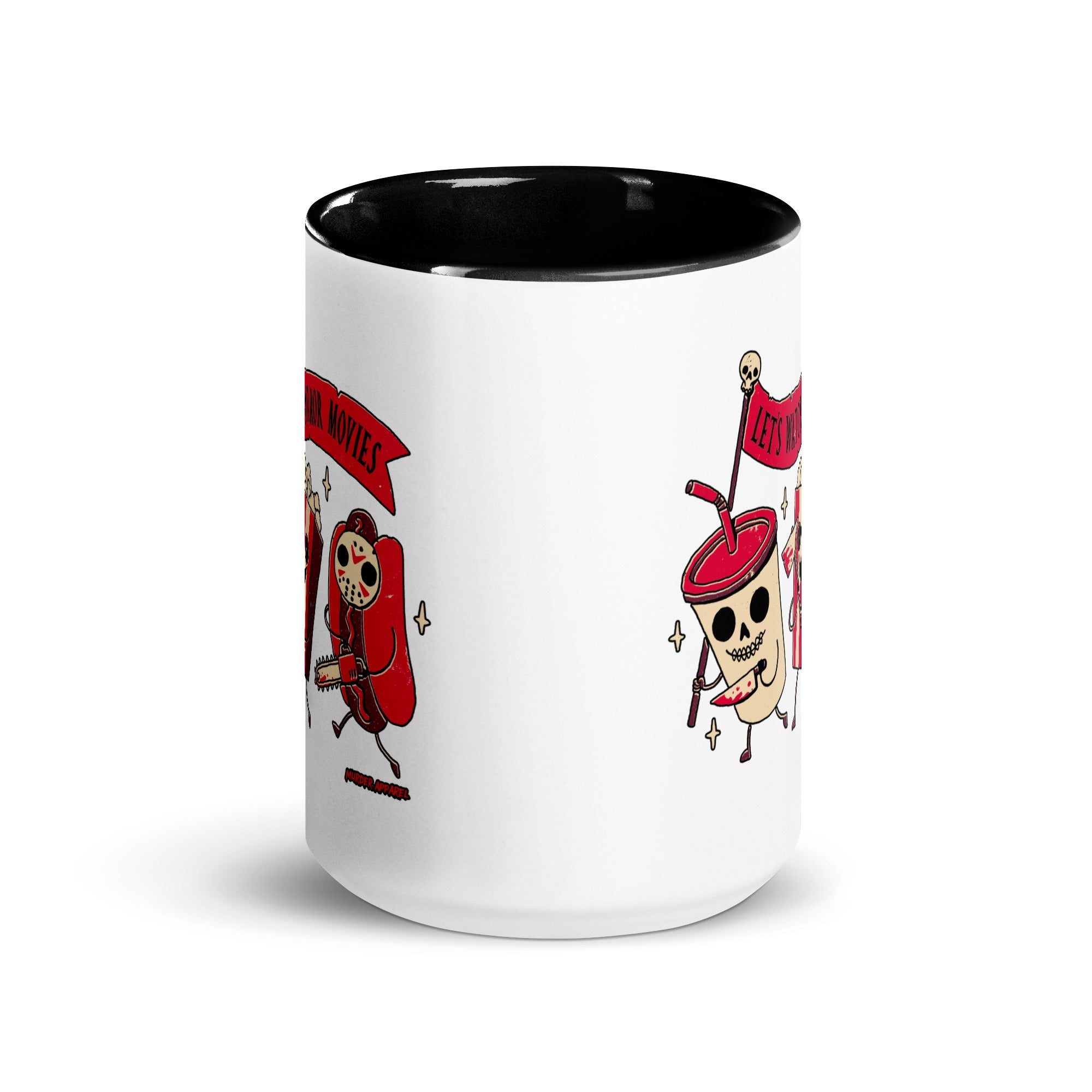 Murder Apparel Let's Watch Horror Movies Mug