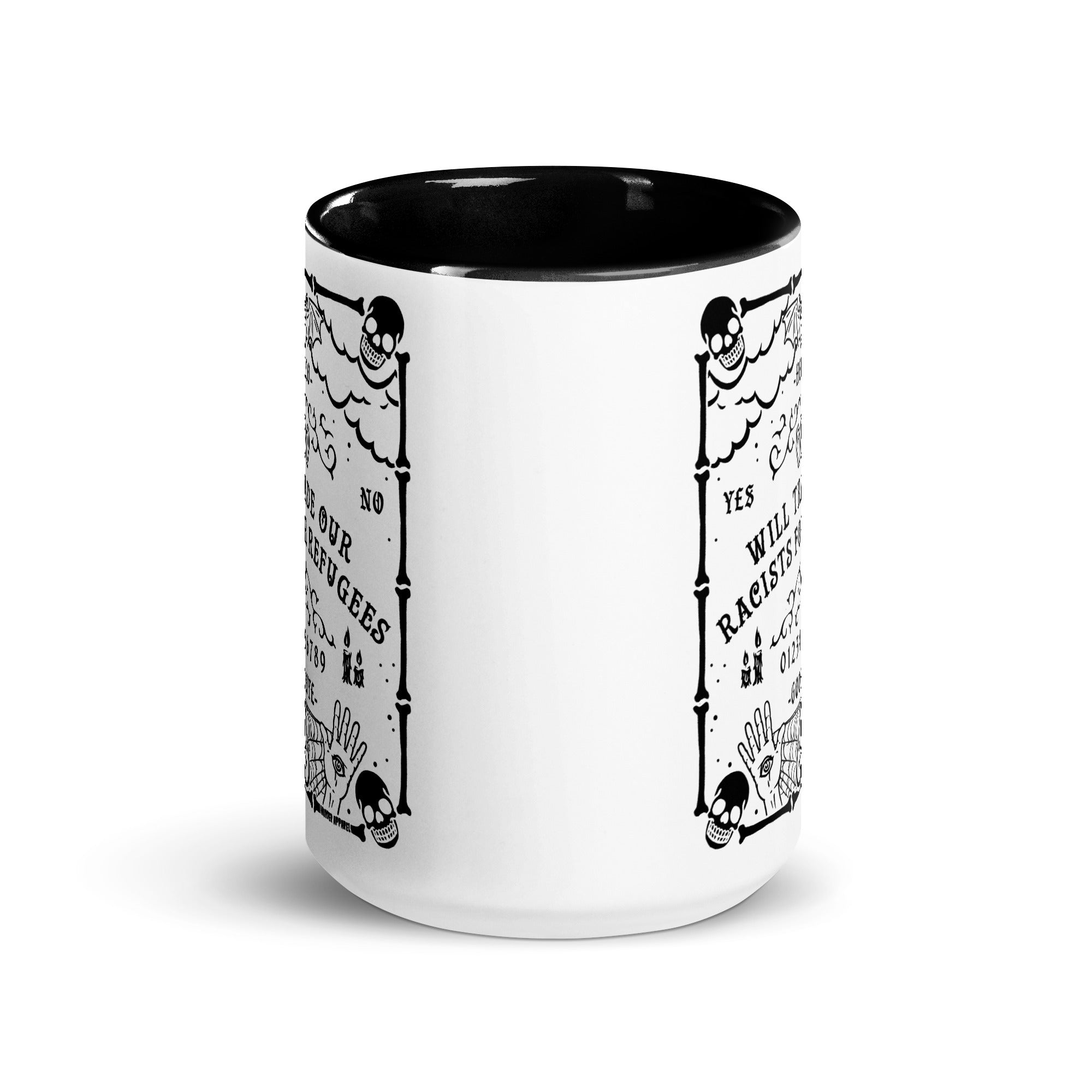 Murder Apparel Racists For Refugees Mug