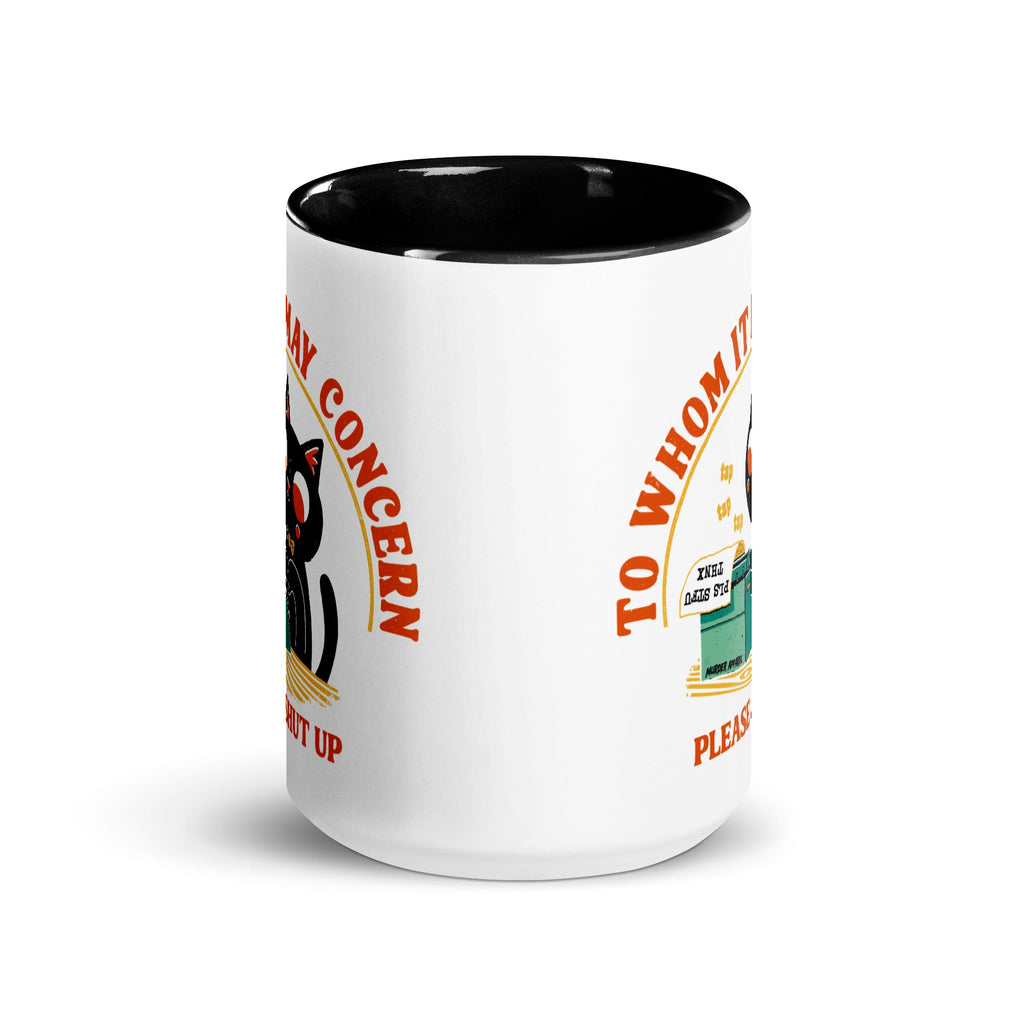 Murder Apparel PLEASE STFU Cat Mug