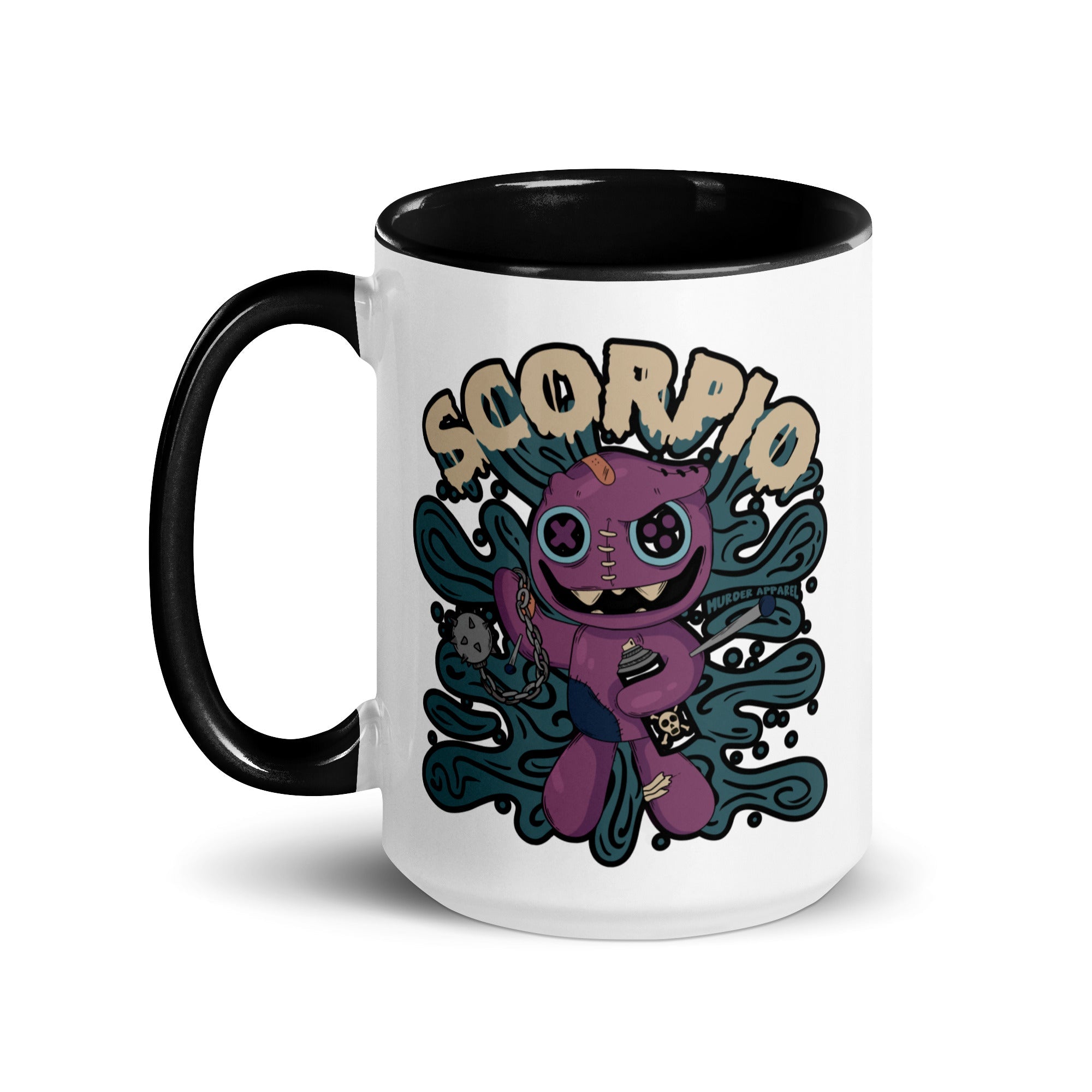 Murder Apparel Scorpio Voodoo Doll Mug