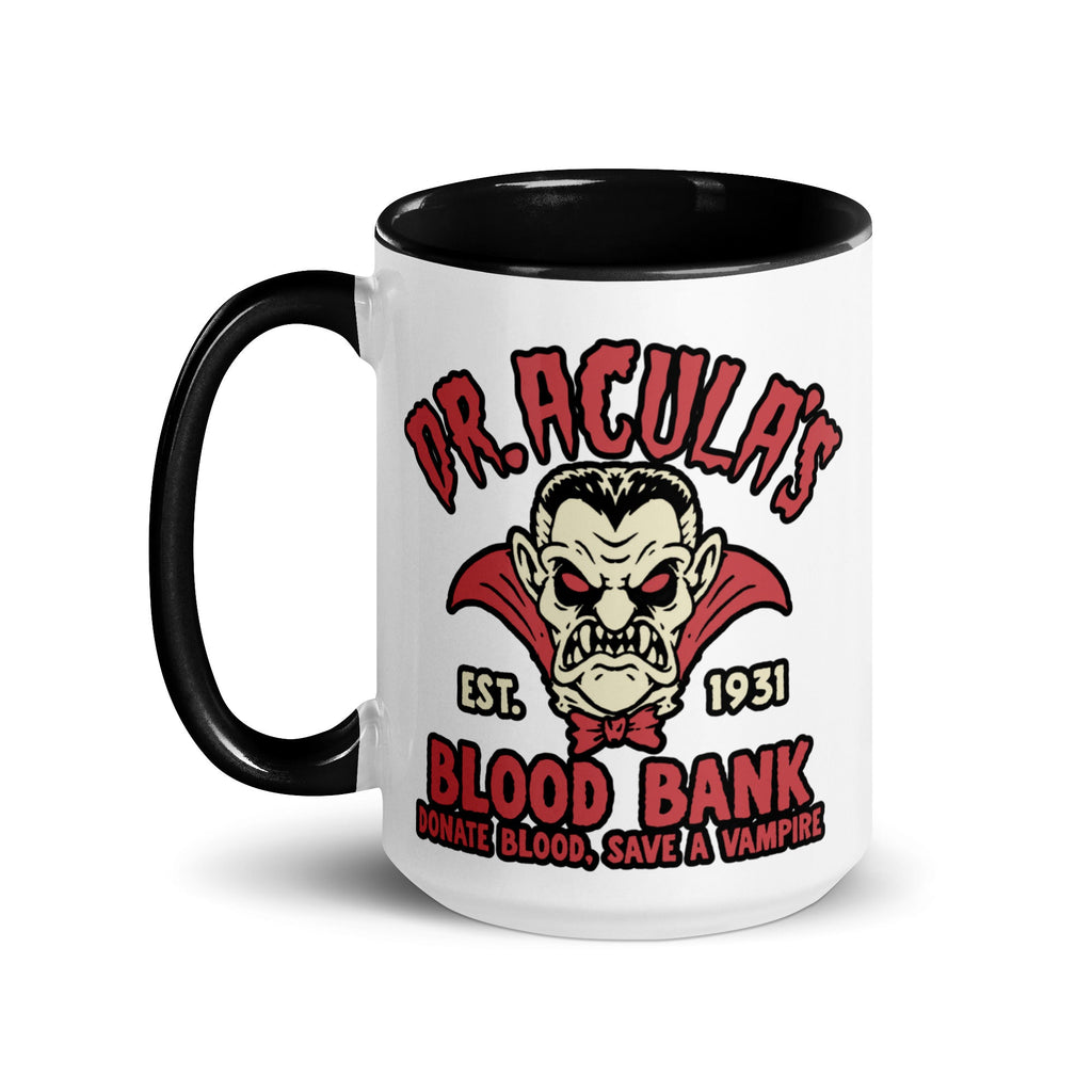 Murder Apparel Dr. Acula's Blood Bank Mug