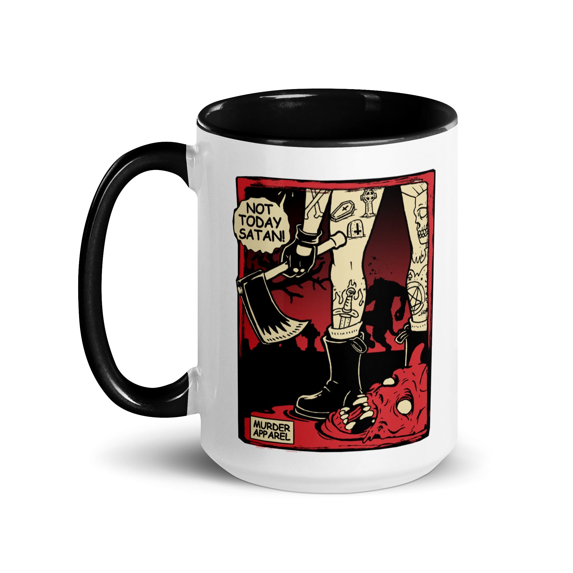Murder Apparel Not Today Satan Mug
