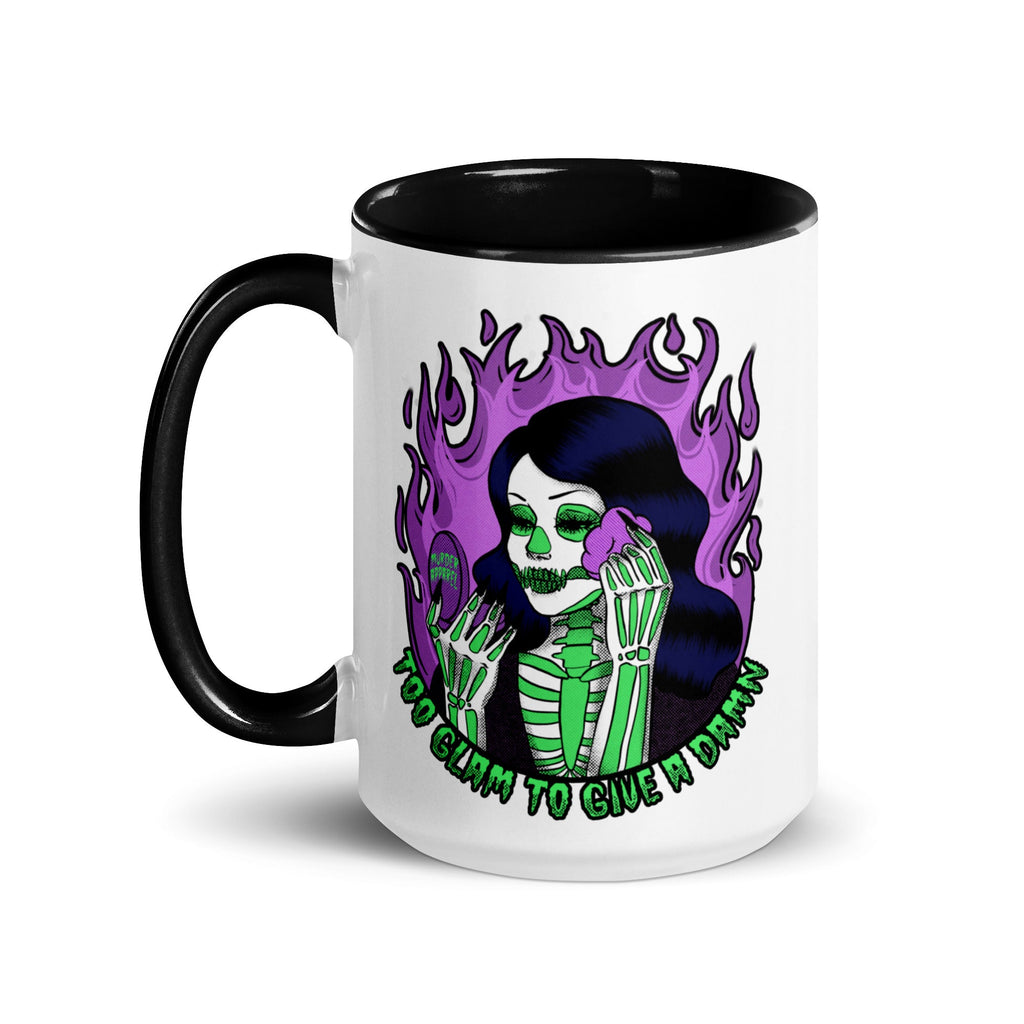 Murder Apparel Too Glam To Give A Damn Mug