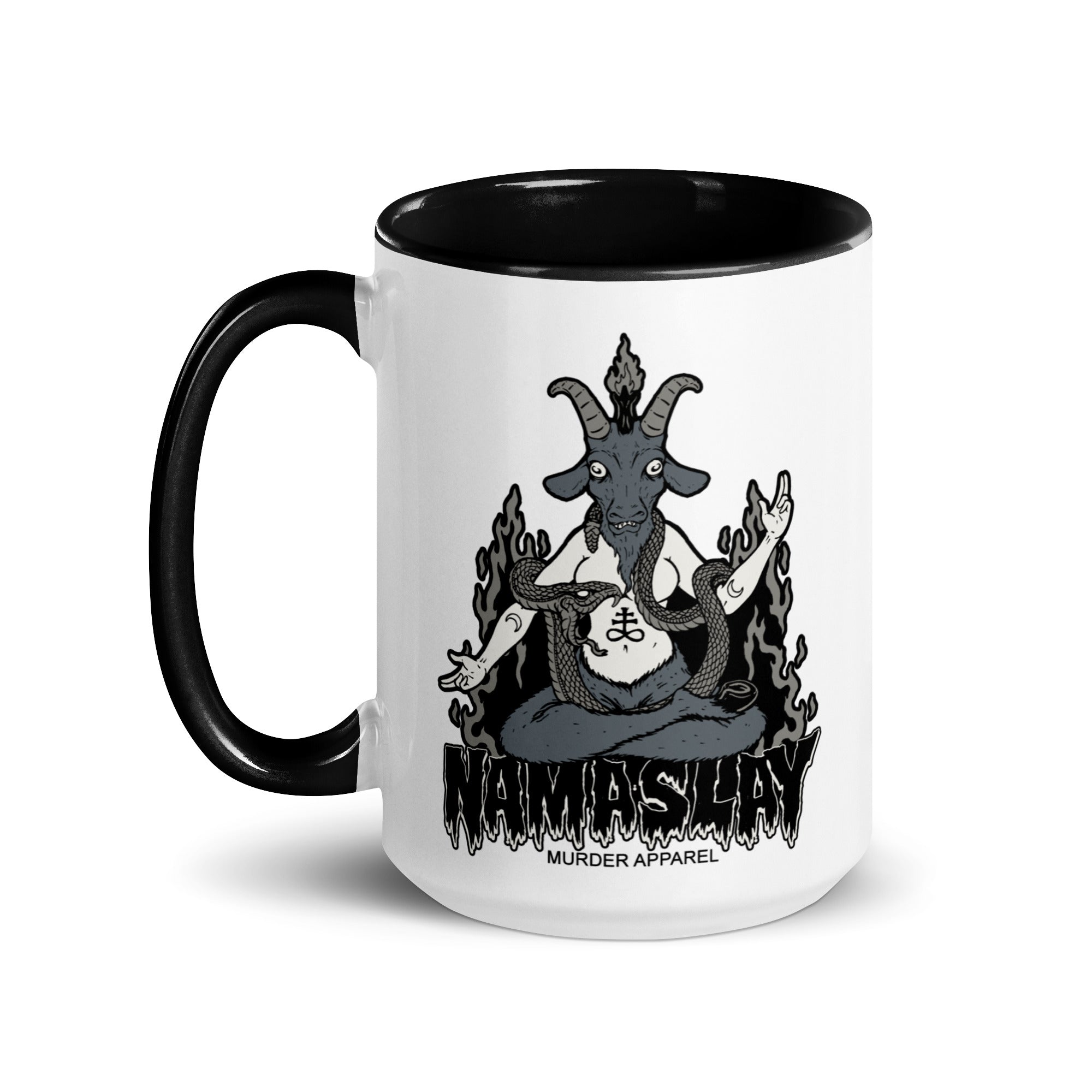 Murder Apparel Baphomet Namaslay Yogi Mug