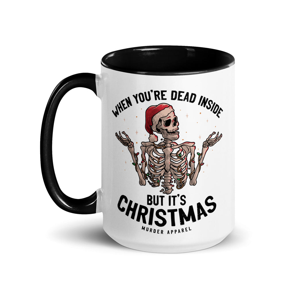Murder Apparel Dead Inside Christmas Mug