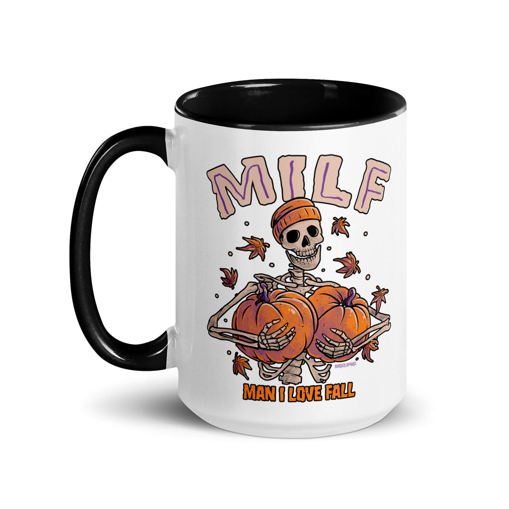 Murder Apparel Man I Love Fall MILF Mug