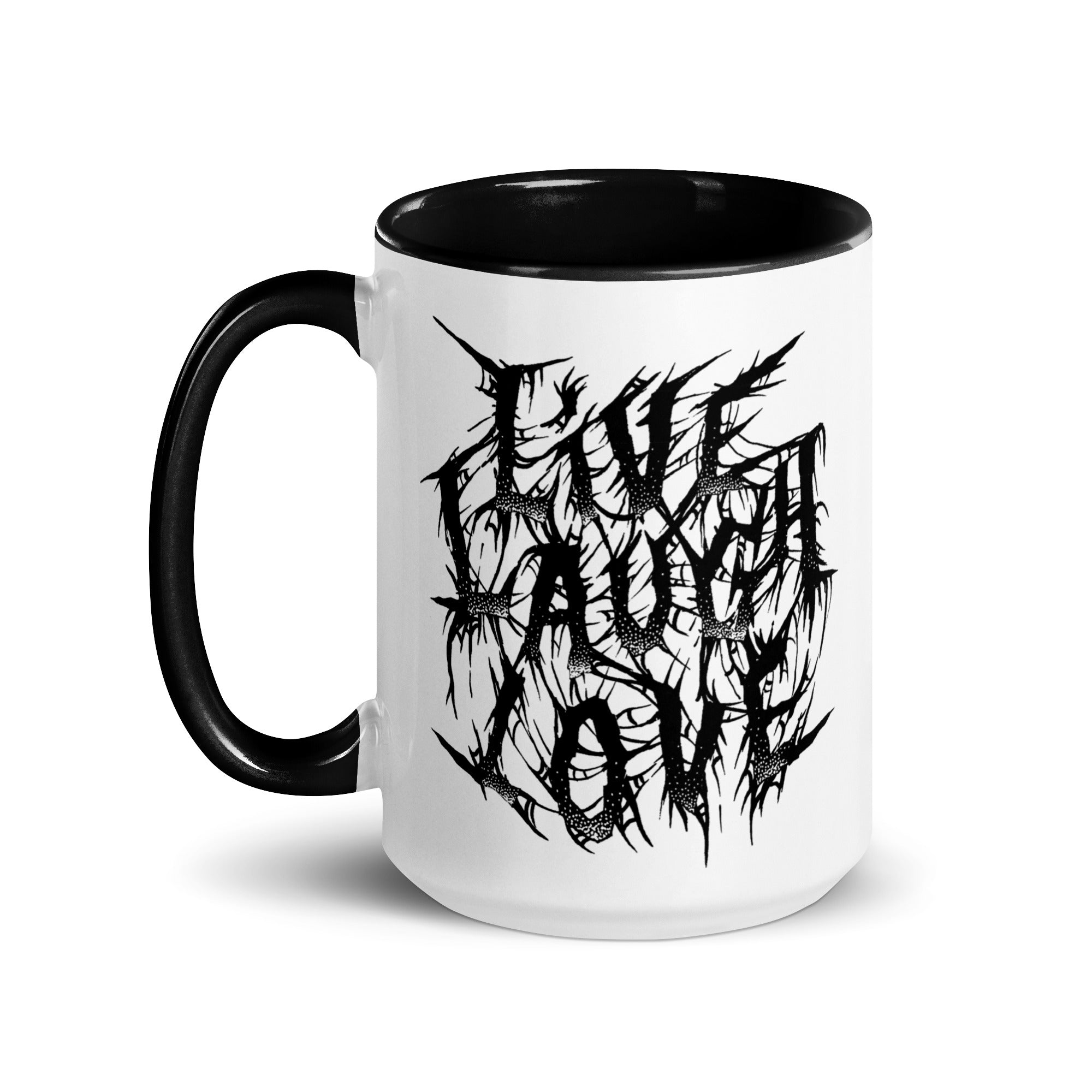 Murder Apparel Live Laugh Love Mug