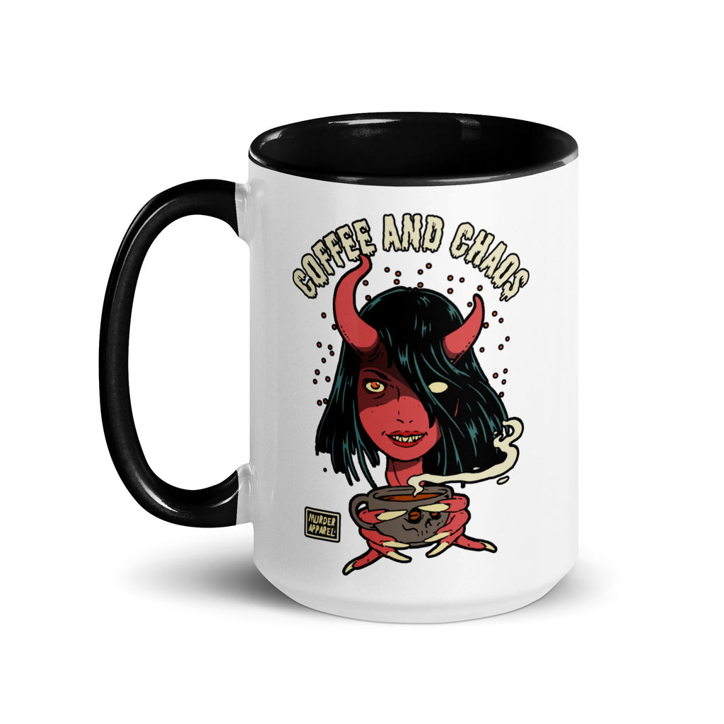 Murder Apparel Coffee And Chaos Mug