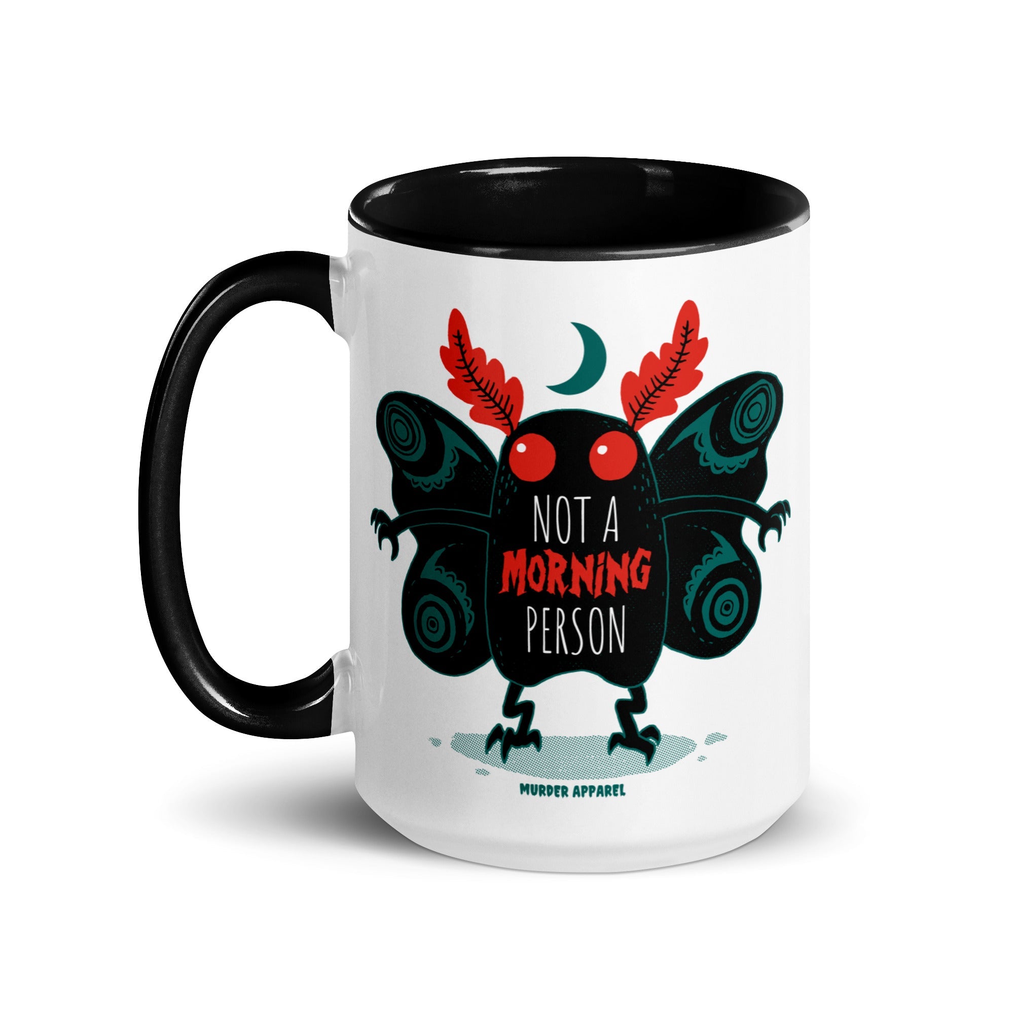 Murder Apparel Mothman Not a Morning Person Mug