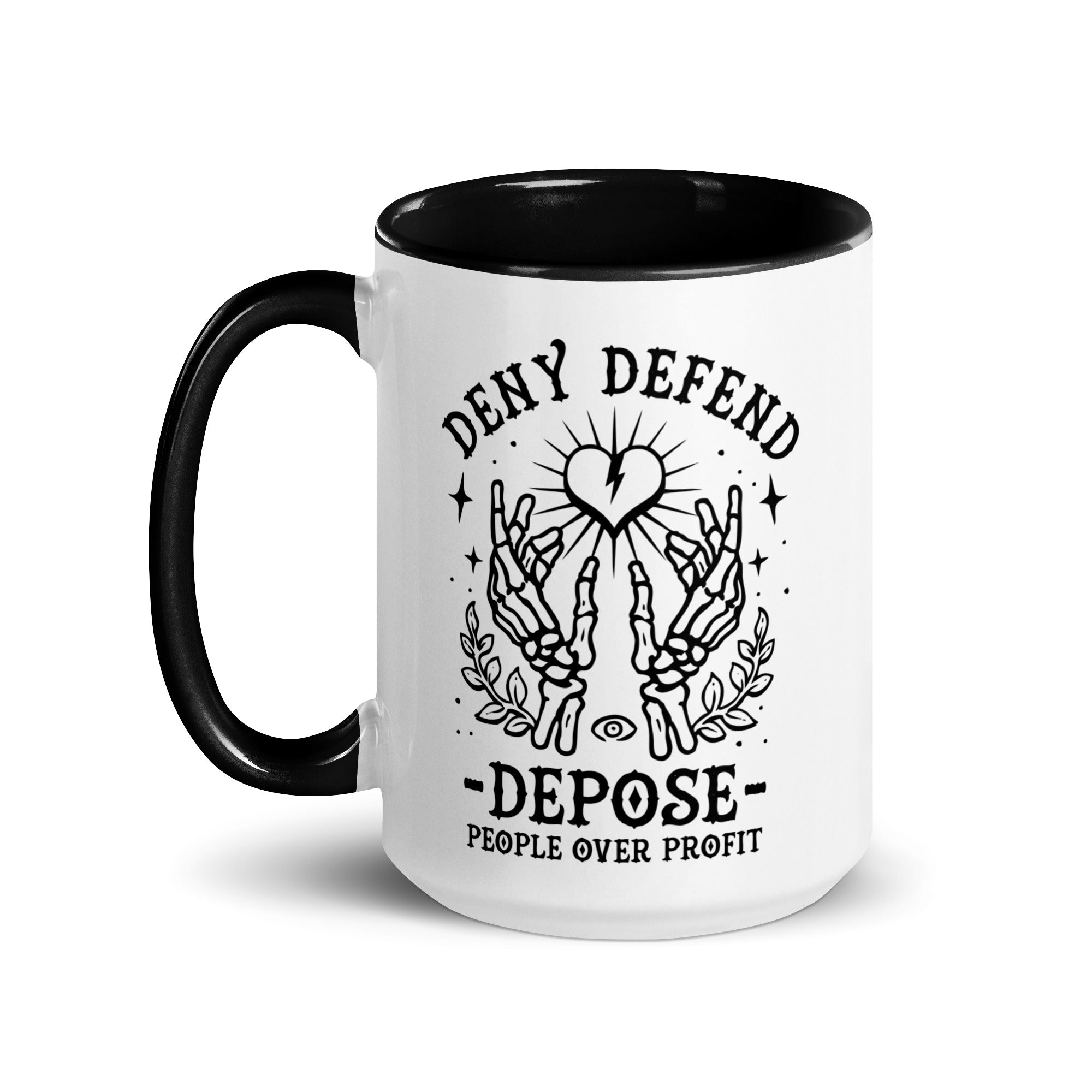 Murder Apparel Deny Defend Depose Mug