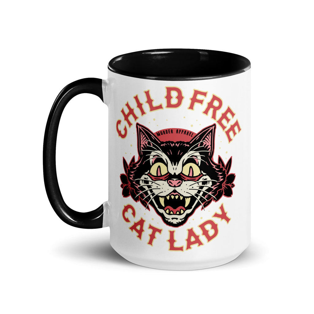Murder Apparel Childfree Cat Lady Mug