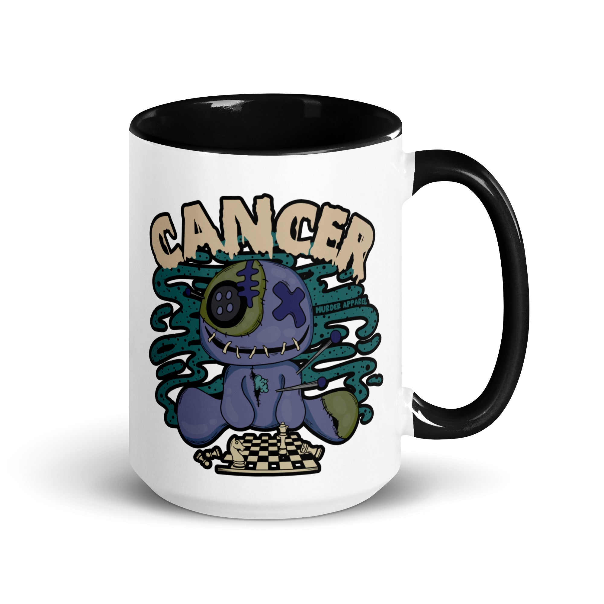 Murder Apparel Cancer Voodoo Doll Astrology Mug