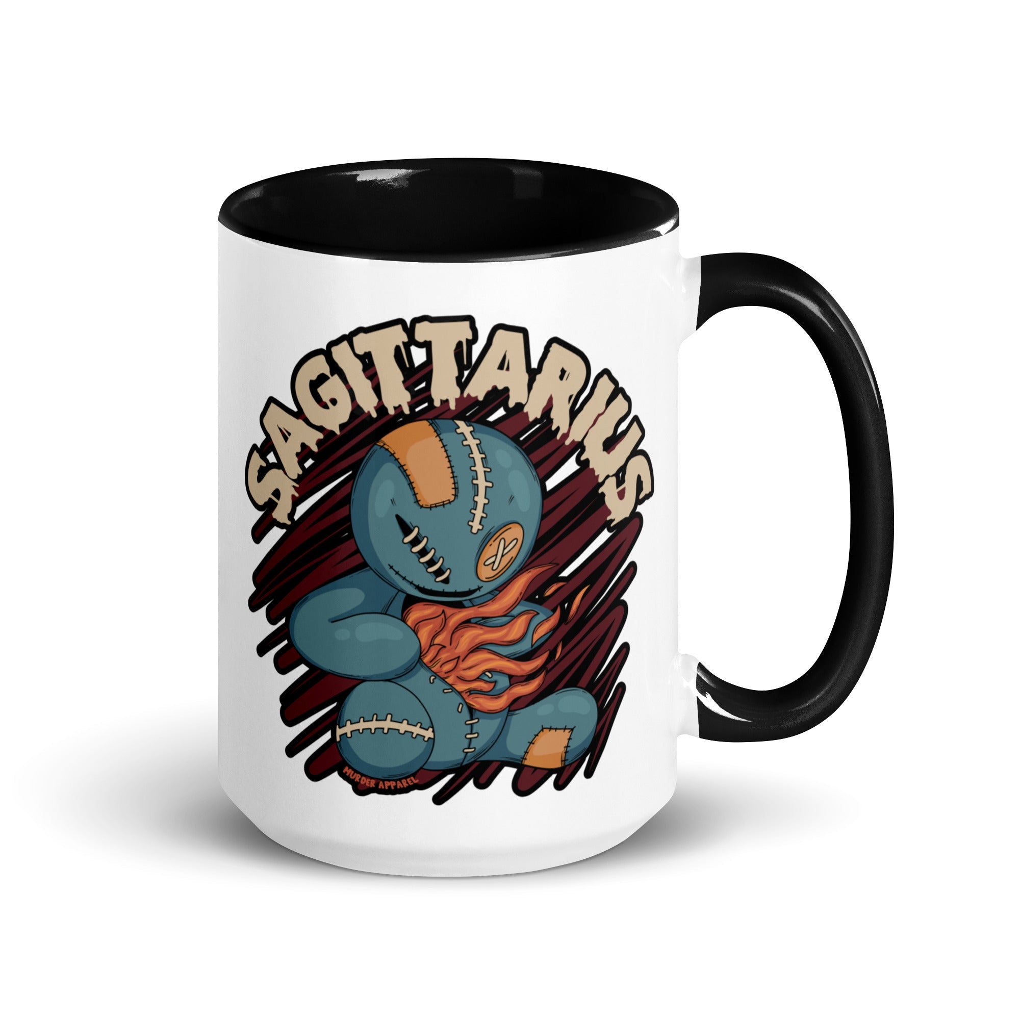 Murder Apparel Sagittarius Voodoo Doll Astrology Mug