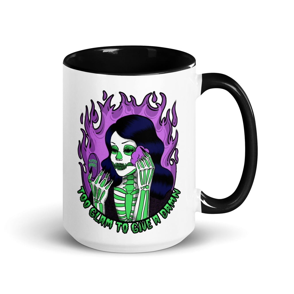 Murder Apparel Too Glam To Give A Damn Mug