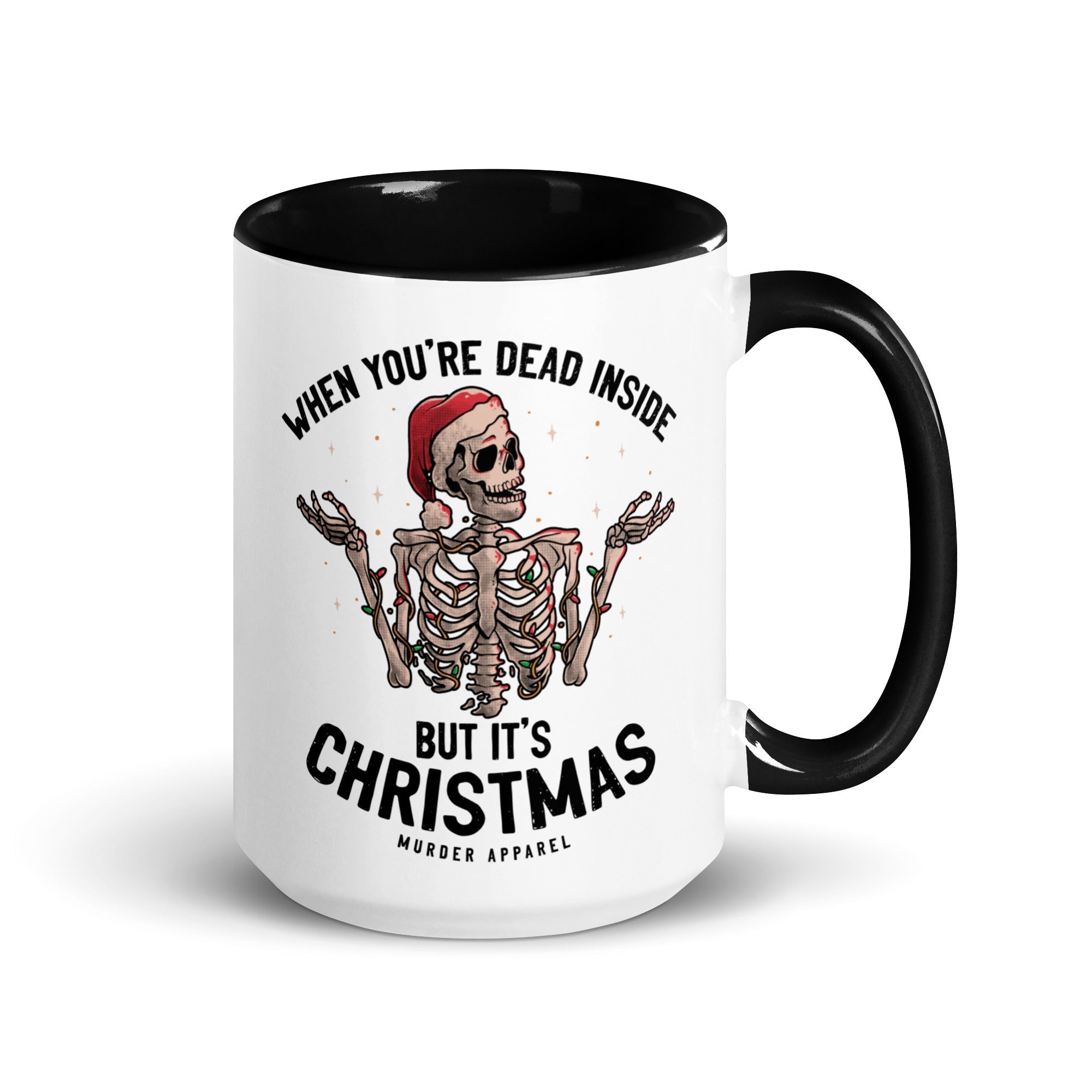 Murder Apparel Dead Inside Christmas Mug