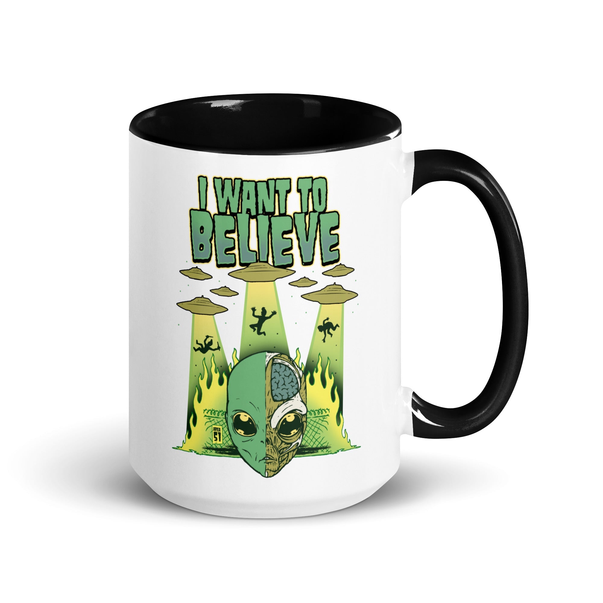 Murder Apparel I Want To Believe Alien Mug