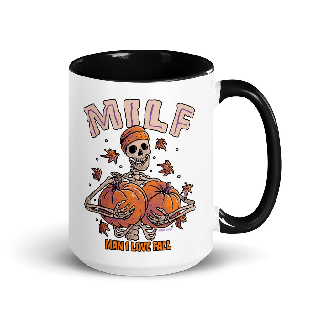 Murder Apparel Man I Love Fall MILF Mug