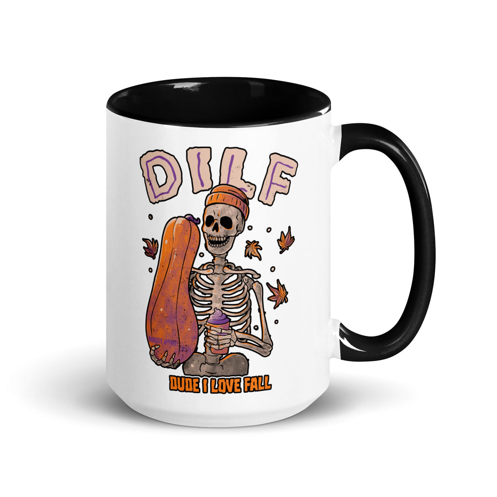 Murder Apparel Dude I Love Fall DILF Mug