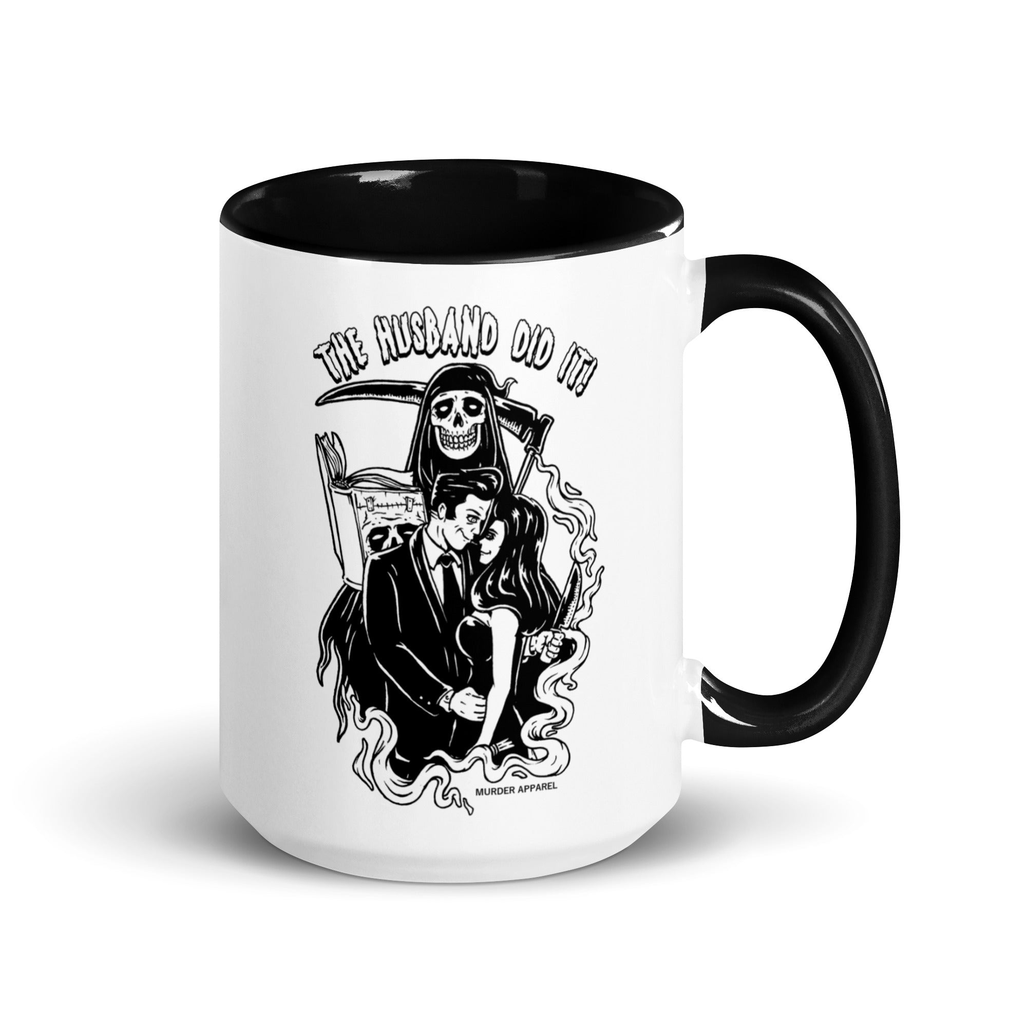 Murder Apparel The Husband Did It Mug