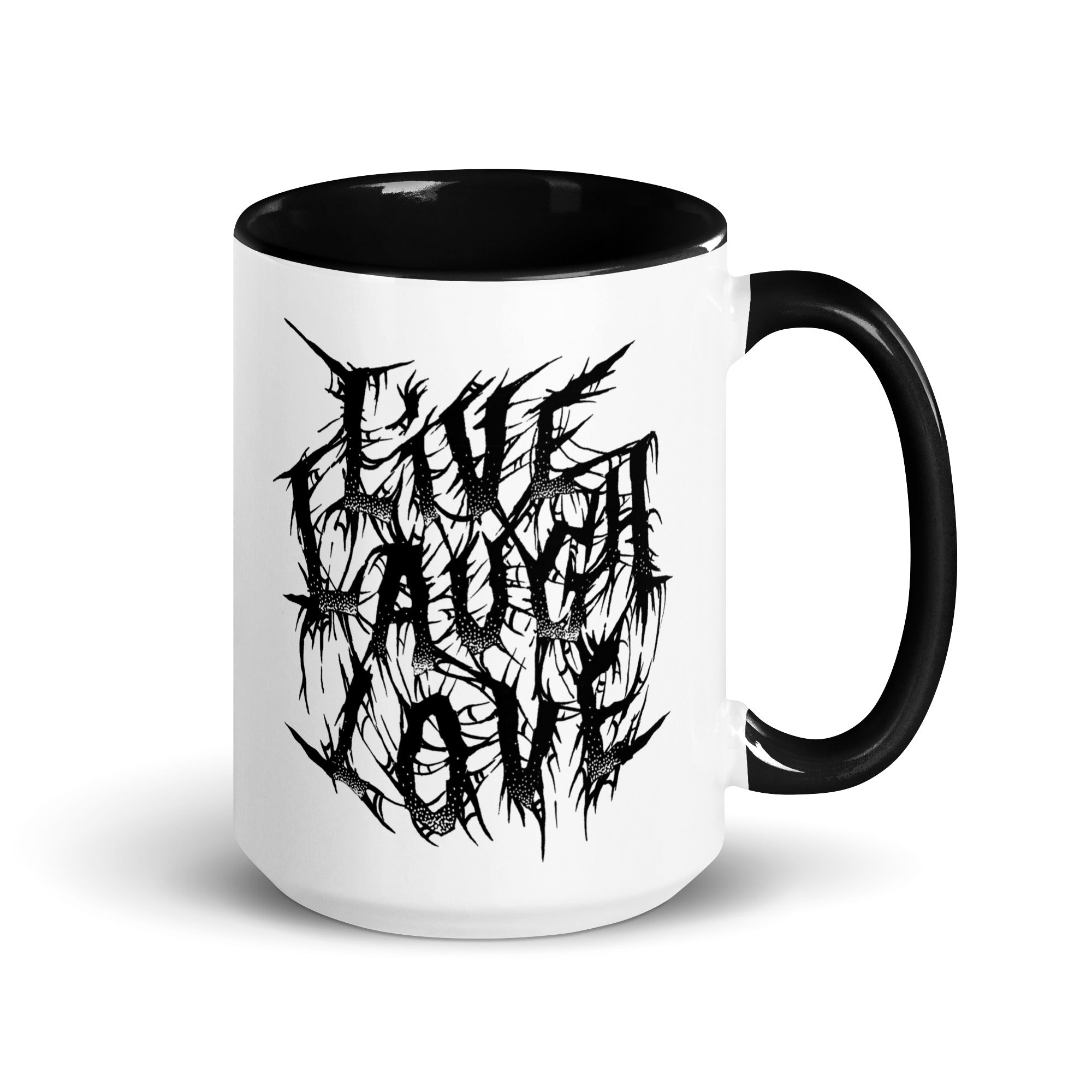 Murder Apparel Live Laugh Love Mug