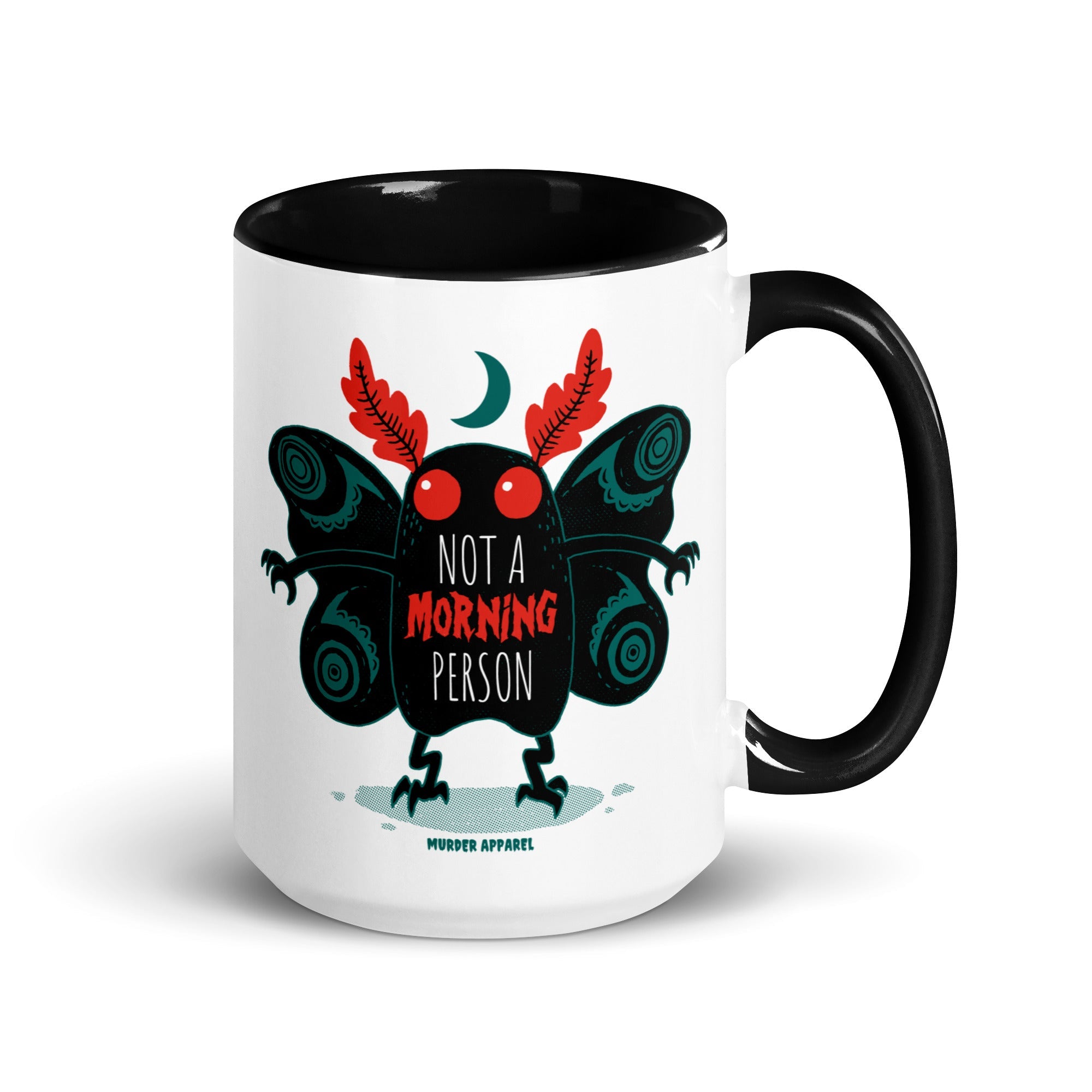 Murder Apparel Mothman Not a Morning Person Mug