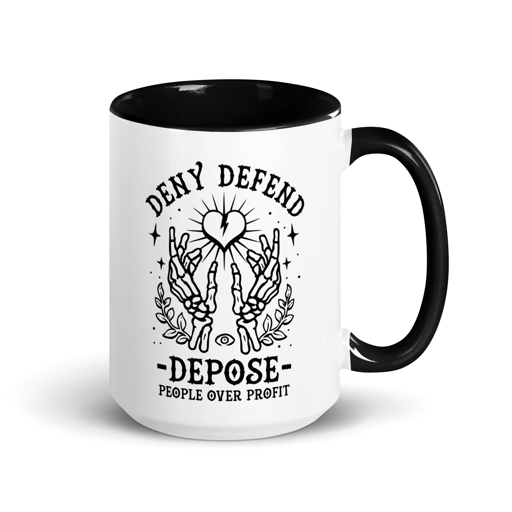 Murder Apparel Deny Defend Depose Mug