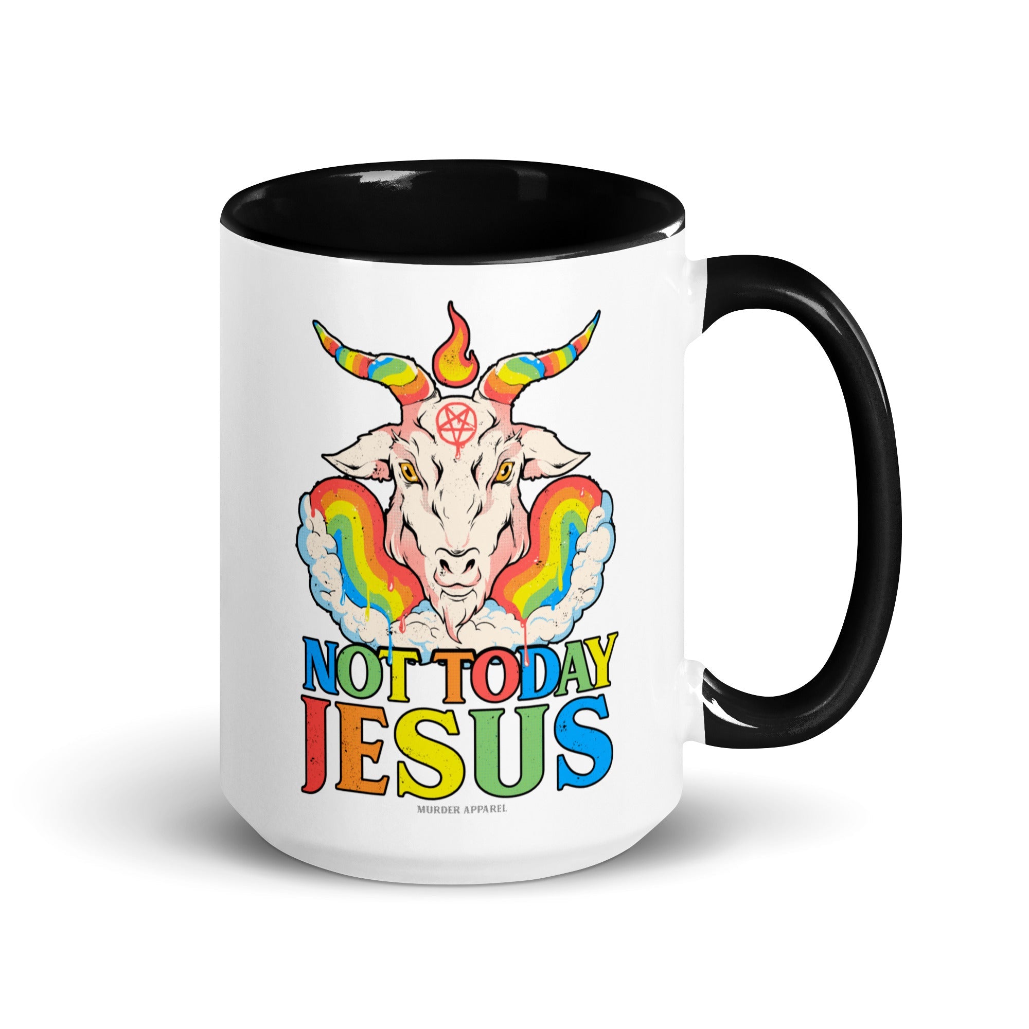 Murder Apparel Not Today Jesus Mug