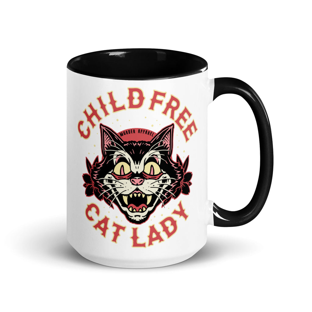 Murder Apparel Childfree Cat Lady Mug