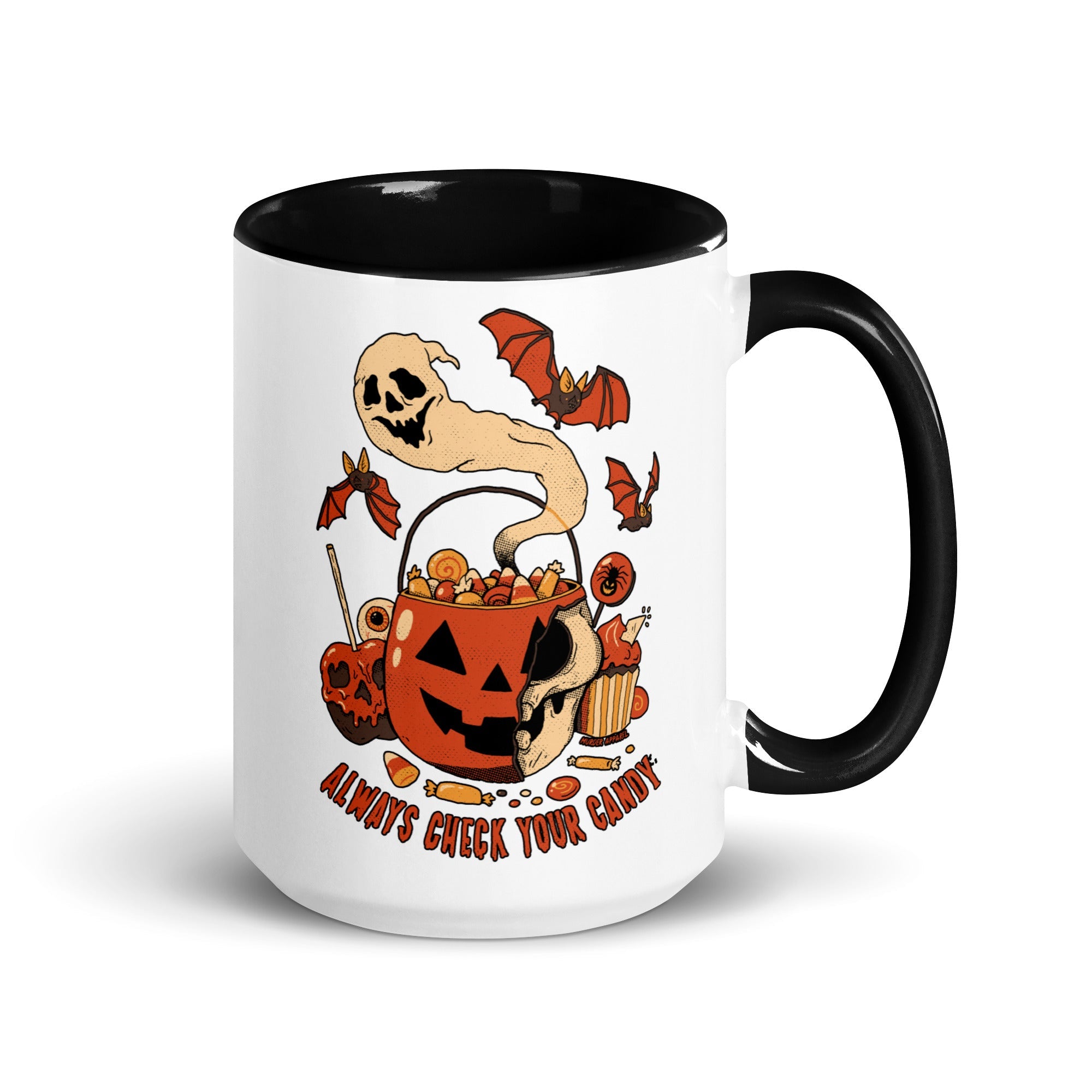 Murder Apparel Always Check Your Candy Mug