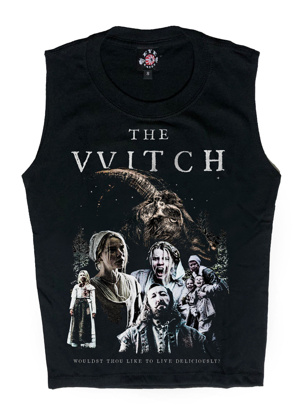 Vera's Eyecandy The Witch Horror Movie Black Tank Top
