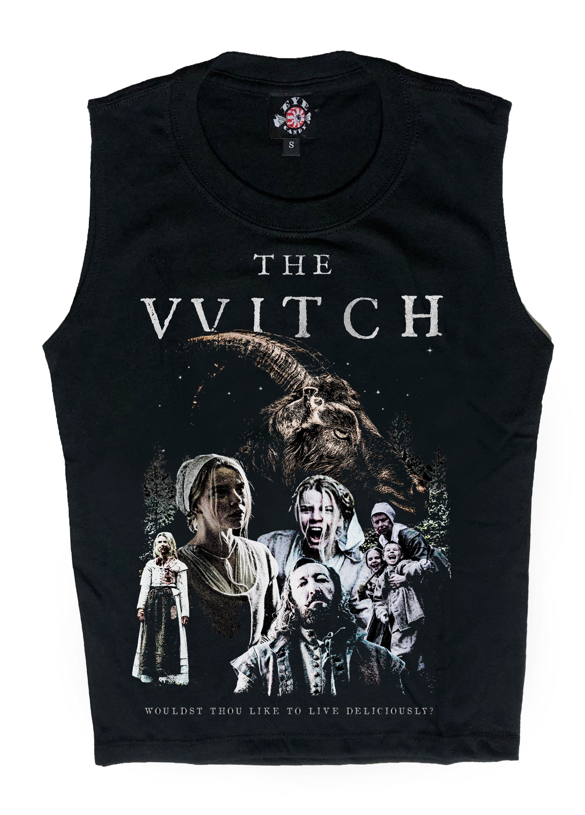 Vera's Eyecandy The Witch Horror Movie Black Tank Top
