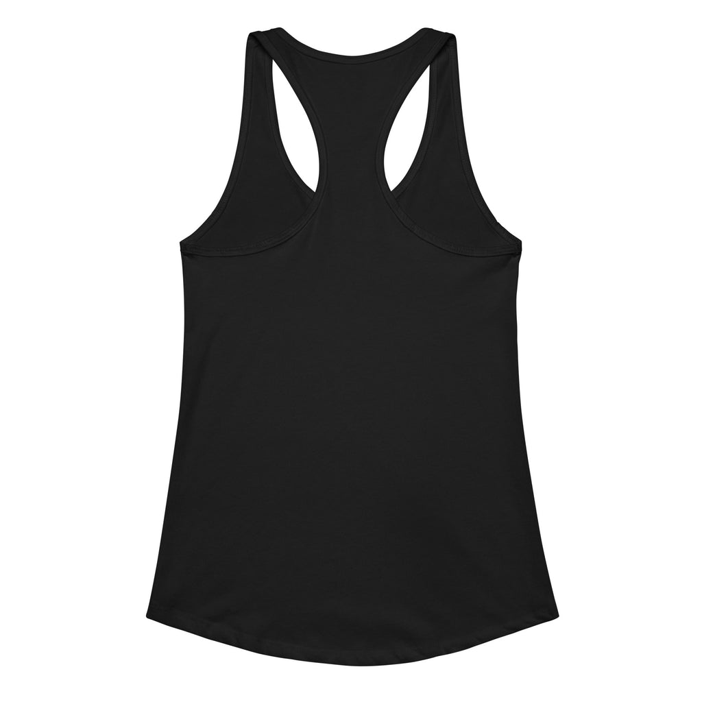 Black tank top on a white background
